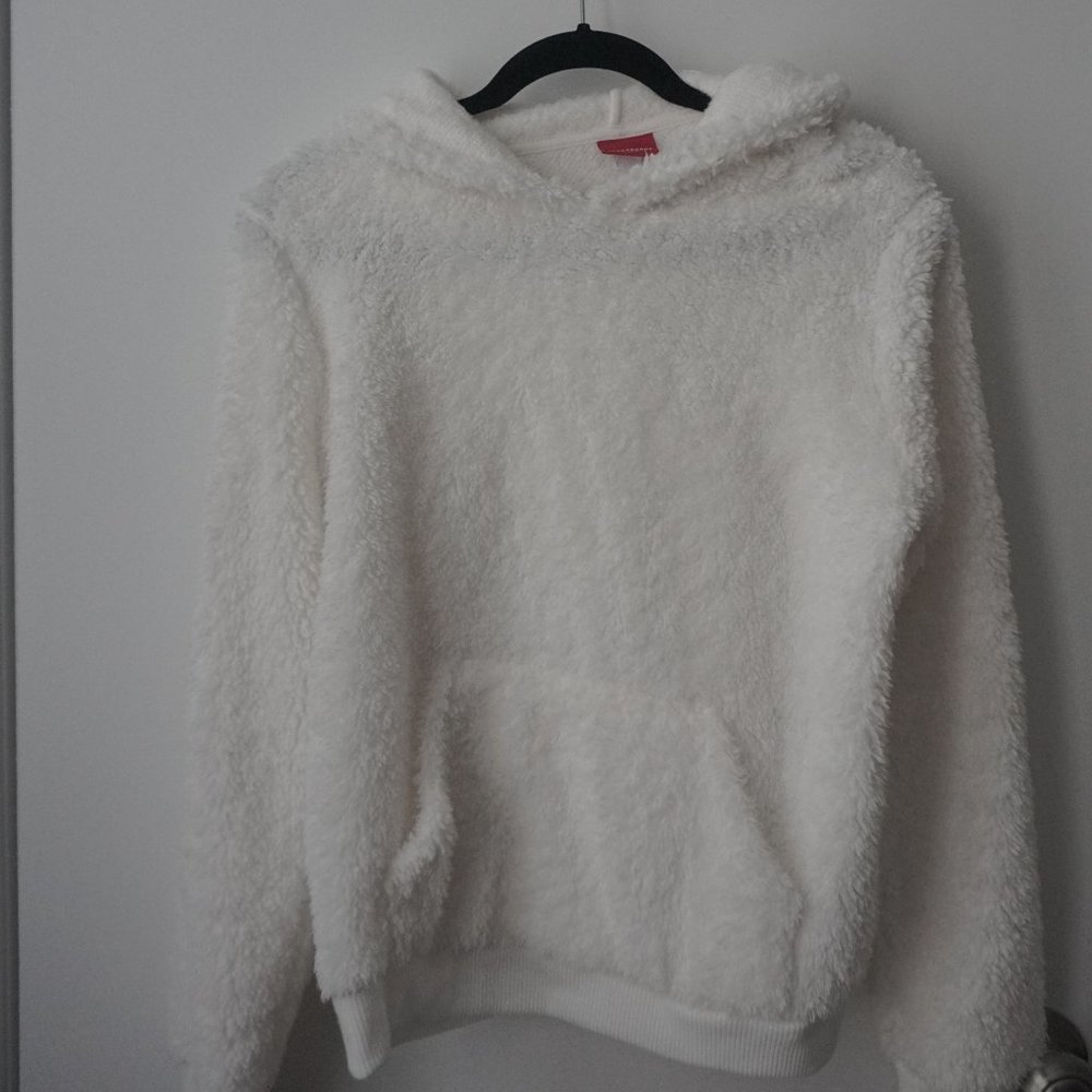 Wondershop White Teddy w/ Ear Hood